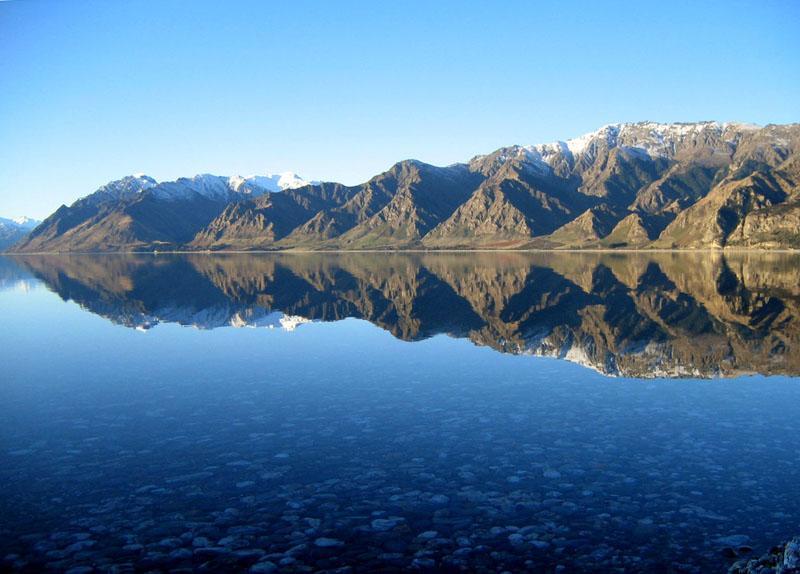Lakefront Fantail Cottage Lake Hawea, Wanaka Dış mekan fotoğraf